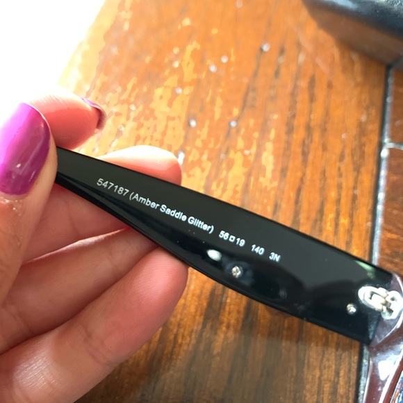 SOLDβοΈAuthentic Coach 56 Oversized Square glitter - Picture 8 of 8